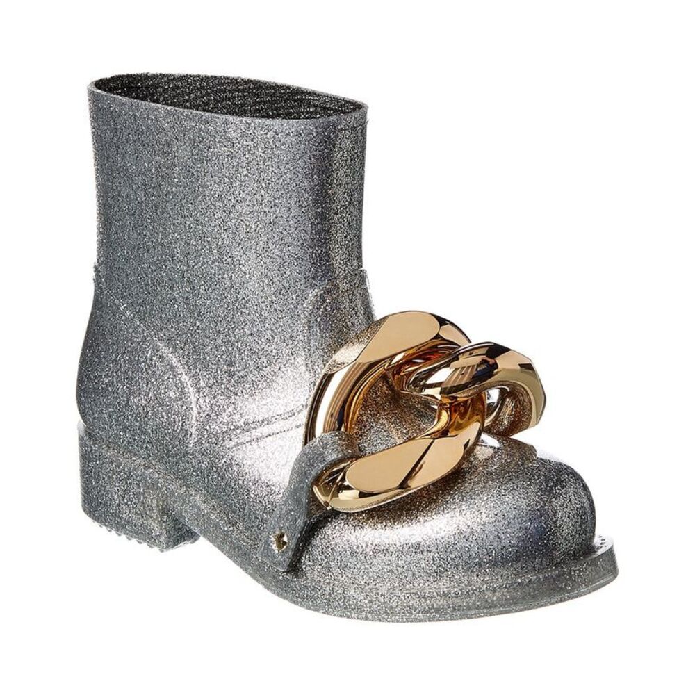 Jw Anderson Chain Rubber Boot, Silver